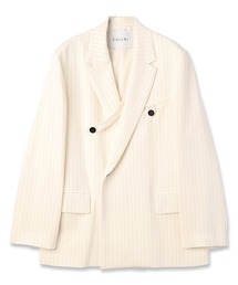 CULLNI（クルニ）の「24-SS-005ST / Stripe Double Cloth Tailored