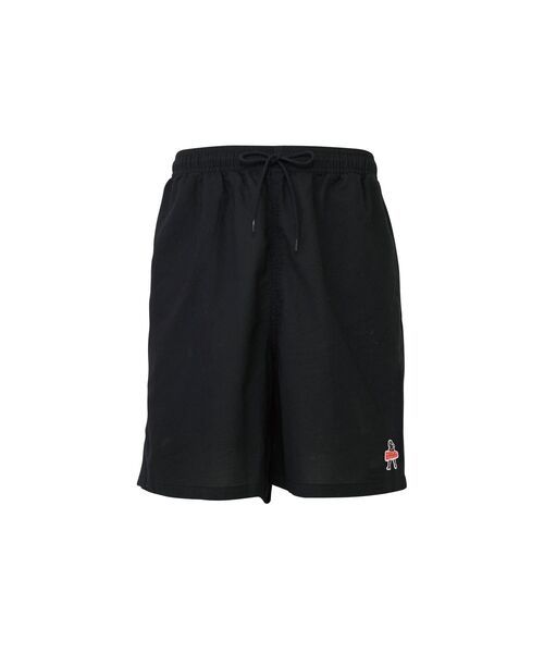 HYSTERIC GLAMOUR（ヒステリックグラマー）の「HYSTERIC OLE刺繍 イージーワイドショーツ（その他パンツ・メンズ・ベージュ/ベージュ系その他/ブラック・SMALL/LARGE/MEDIUM）」の2枚目の写真