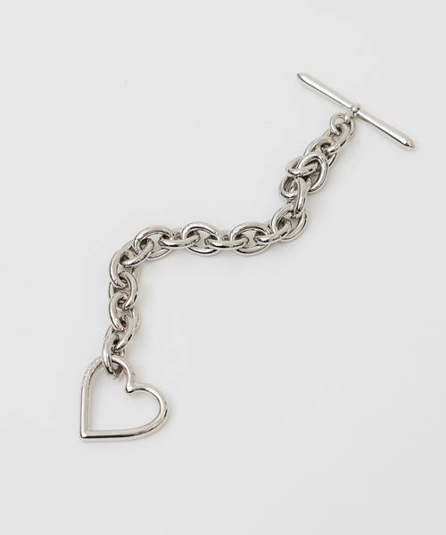 BASICKS(ベイシックス)の「【BASICKS/ベーシックス】Heart Bracelet (Medium Link)/ハートブレスレット(ブレスレット・レディース・シルバー/ゴールド・S)」の10枚目の写真