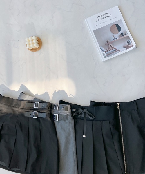 AS KNOW AS plus（アズノゥアズプラス）の「◎アソートデザインプリーツミニスカート（スカート・レディース・グレー/ブラック/ブラック系その他2/ブラック系その他・FREE）」の12枚目の写真