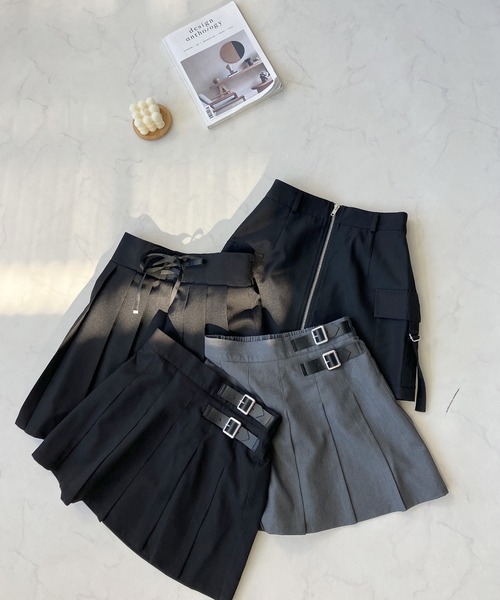 AS KNOW AS plus（アズノゥアズプラス）の「◎アソートデザインプリーツミニスカート（スカート・レディース・グレー/ブラック/ブラック系その他2/ブラック系その他・FREE）」の11枚目の写真