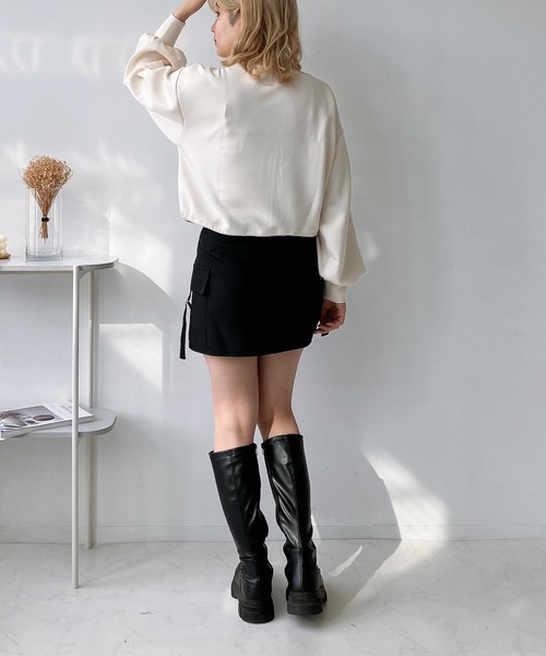 AS KNOW AS plus（アズノゥアズプラス）の「◎アソートデザインプリーツミニスカート（スカート・レディース・グレー/ブラック/ブラック系その他2/ブラック系その他・FREE）」の7枚目の写真