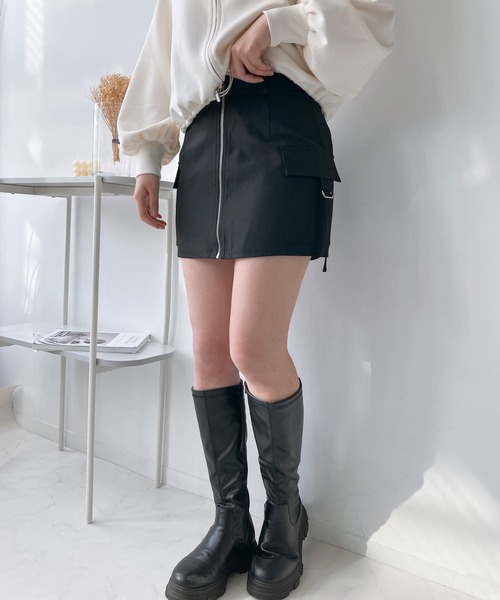 AS KNOW AS plus（アズノゥアズプラス）の「◎アソートデザインプリーツミニスカート（スカート・レディース・グレー/ブラック/ブラック系その他2/ブラック系その他・FREE）」の8枚目の写真