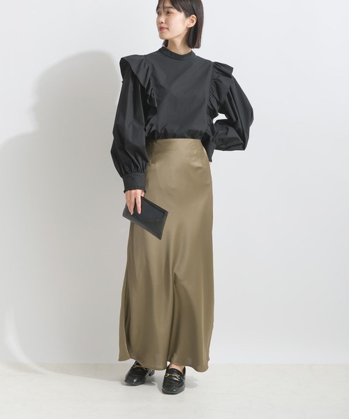 PICCIN(ピッチン)の「フリルショルダーブラウス(シャツ/ブラウス・レディース・オフホワイト/ブラック・M)」の20枚目の写真