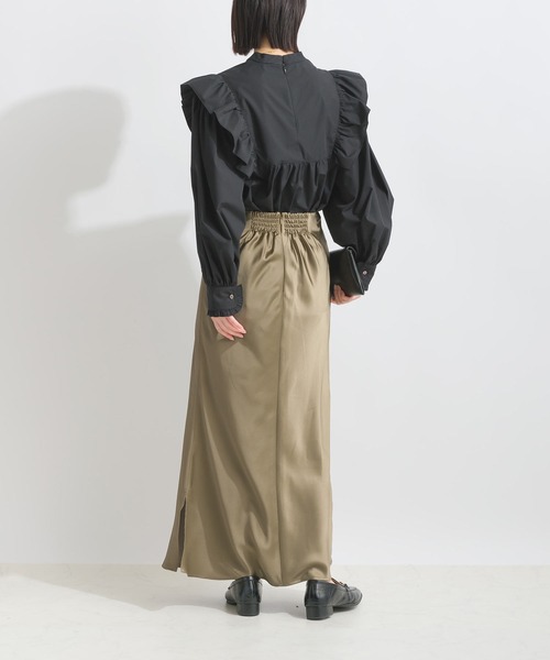 PICCIN(ピッチン)の「フリルショルダーブラウス(シャツ/ブラウス・レディース・オフホワイト/ブラック・M)」の18枚目の写真