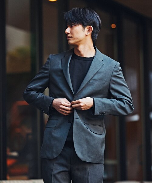 EDIFICE（エディフィス）の「オクタ ワルツ ツイル 2B ジャケット【セットアップ着用可】（テーラードジャケット・メンズ・ネイビー/ベージュ/チャコールグレー・X-LARGE/SMALL/LARGE/MEDIUM）」の7枚目の写真