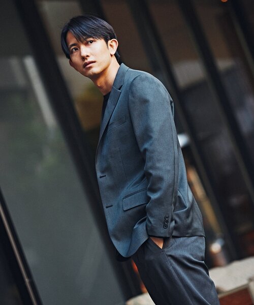 EDIFICE（エディフィス）の「オクタ ワルツ ツイル 2B ジャケット【セットアップ着用可】（テーラードジャケット・メンズ・ネイビー/ベージュ/チャコールグレー・X-LARGE/SMALL/LARGE/MEDIUM）」の8枚目の写真