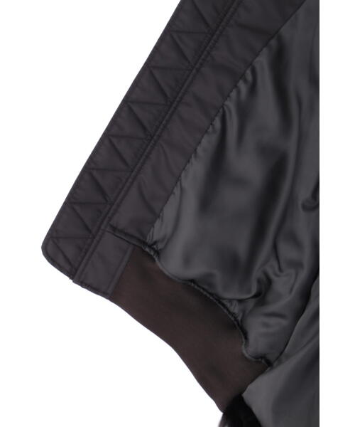 NBB WEEKEND】素材切替 MA-1風ブルゾン(LADIES)