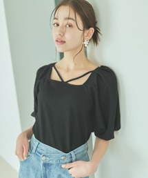 mysty woman | リボンストリングプルオーバー　108224(Tシャツ/カットソー)