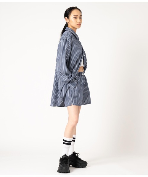 ANAP（アナップ）の「ストライプ イージショートパンツ（その他パンツ・レディース・ネイビー/ライトブルー・FREE）」の9枚目の写真