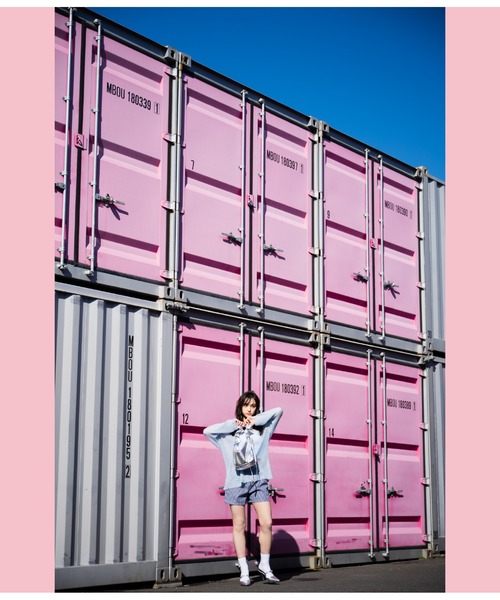 ANAP（アナップ）の「ストライプ イージショートパンツ（その他パンツ・レディース・ネイビー/ライトブルー・FREE）」の20枚目の写真