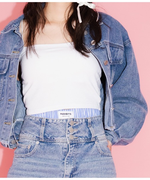 ANAP（アナップ）の「ストライプ イージショートパンツ（その他パンツ・レディース・ネイビー/ライトブルー・FREE）」の21枚目の写真