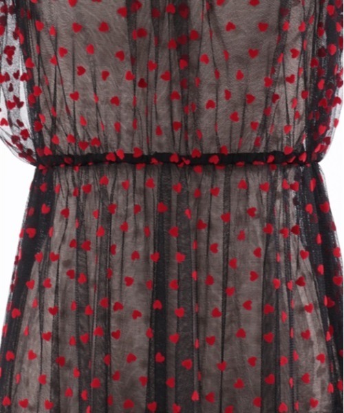 axes femme(アクシーズファム)の「ハートチュールティアードワンピース(ワンピース・レディース・ブラック/レッド・FREE)」の13枚目の写真