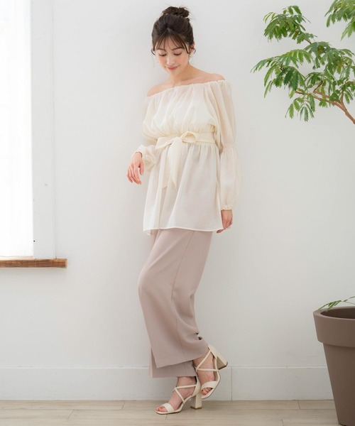 NOELA(ノエラ)の「サイドボタンワイドパンツ(その他パンツ・レディース・ネイビー/サックスブルー/ピンク・S/M)」の12枚目の写真