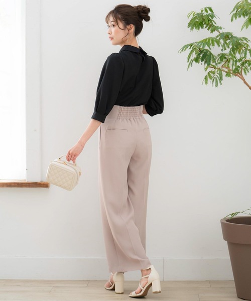 NOELA(ノエラ)の「サイドボタンワイドパンツ(その他パンツ・レディース・ネイビー/サックスブルー/ピンク・S/M)」の6枚目の写真
