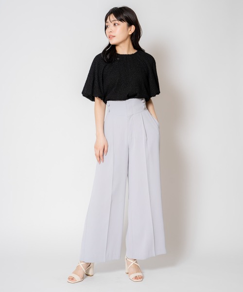 NOELA(ノエラ)の「サイドボタンワイドパンツ(その他パンツ・レディース・ネイビー/サックスブルー/ピンク・S/M)」の10枚目の写真