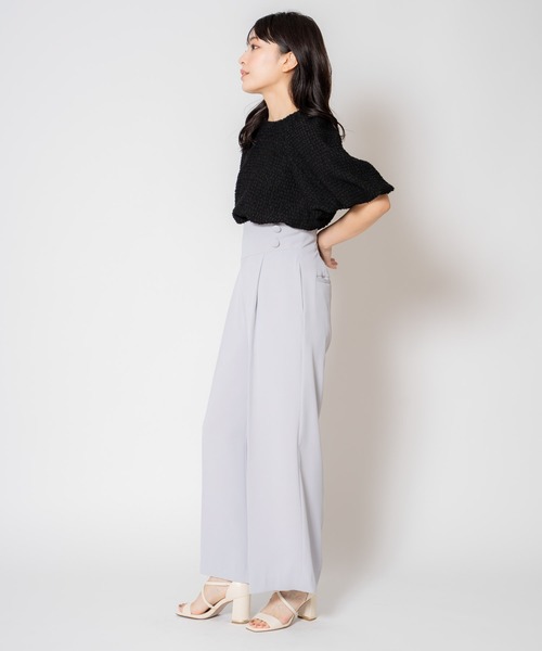 NOELA(ノエラ)の「サイドボタンワイドパンツ(その他パンツ・レディース・ネイビー/サックスブルー/ピンク・S/M)」の11枚目の写真