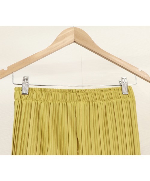 Miniministore(ミニミニストア)の「プリーツワイドパンツ2枚セット冷感タッチ(スラックス・レディース・ダークグレー/ピンク/ブルーグレー/ブラック/マスタード・FREE)」の8枚目の写真