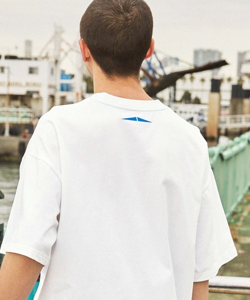 JACK PURCELL（ジャックパーセル）の「CONVERSE JACK PURCELL/コンバース ジャック パーセル ロゴデザイン/グラフィック オーバーサイズ半袖Tシャツ（Tシャツ/カットソー・メンズ・ブラック/ホワイト/ホワイト系3/ホワイト系2/ホワイト系1/ホワイト系/オートミール/ブラック系1/ブラック系・S/L/M）」の13枚目の写真