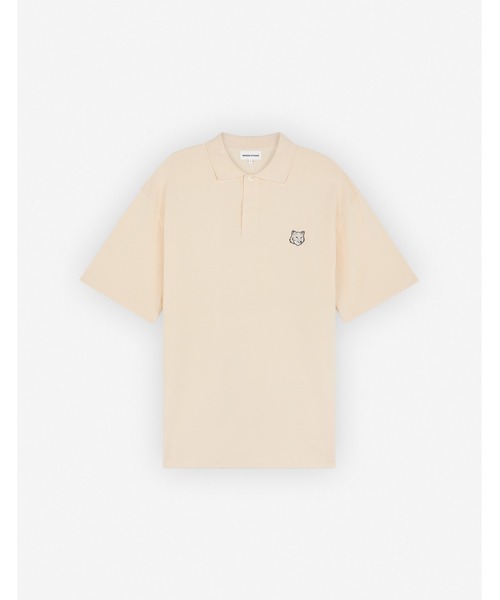 Maison Kitsune(メゾンキツネ)の「BOLD FOX HEAD PATCH OVERSIZE POLO(ポロシャツ・メンズ・ブラック/ダークグレー/ベージュ系その他/ダークグリーン/バーガンディー/サンドグレー/ネイビー系/ライトパープル・L/M/S/XS/XL)」の5枚目の写真