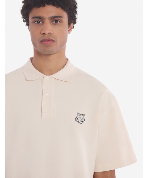 maison kitsune Bold Fox Head ポロシャツ XL BR MAISON KITSUNE｜MAISON KITSUNE/(M)BOLD FOX HEAD FLEECE