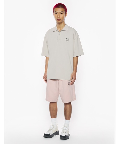 希少 メゾンキツネ オーバーサイズ ポロシャツ セール】BOLD FOX HEAD PATCH OVERSIZE POLO（ポロシャツ