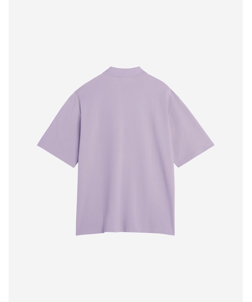 ★MAISON KITSUNE★BOLD FOX HEAD PATCH OVERSIZE ポロシャツ 紫 BOLD FOX HEAD PATCH OVERSIZE POLO（ポロシャツ）｜Maison