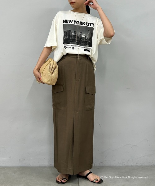 LOUNGEDRESS(ラウンジドレス)の「【GOOD ROCK SPEED/グッドロックスピード】NYC フォトT(Tシャツ/カットソー・レディース・オフホワイト・FREE)」の3枚目の写真