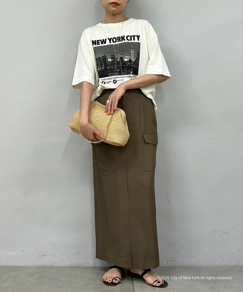 LOUNGEDRESS(ラウンジドレス)の「【GOOD ROCK SPEED/グッドロックスピード】NYC フォトT(Tシャツ/カットソー・レディース・オフホワイト・FREE)」の4枚目の写真
