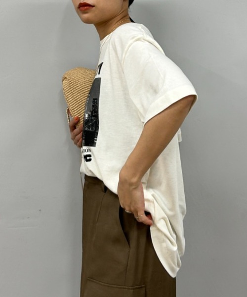 LOUNGEDRESS(ラウンジドレス)の「【GOOD ROCK SPEED/グッドロックスピード】NYC フォトT(Tシャツ/カットソー・レディース・オフホワイト・FREE)」の8枚目の写真