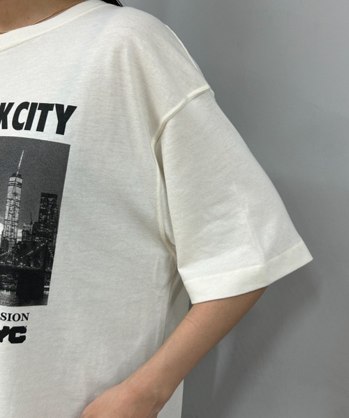 LOUNGEDRESS(ラウンジドレス)の「【GOOD ROCK SPEED/グッドロックスピード】NYC フォトT(Tシャツ/カットソー・レディース・オフホワイト・FREE)」の15枚目の写真