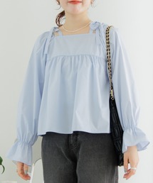 flower | ショルダーリボンブラウス(シャツ/ブラウス)