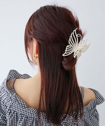 MAJESTIC LEGON | パールモチーフヘアクリップ (バレッタ/ヘアクリップ)