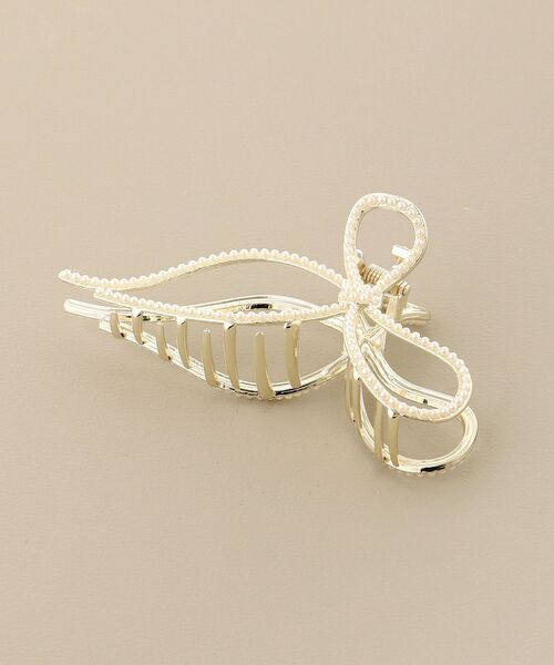 MAJESTIC LEGON（マジェスティックレゴン）の「パールモチーフヘアクリップ（バレッタ/ヘアクリップ・レディース・B/A・FREE）」の6枚目の写真