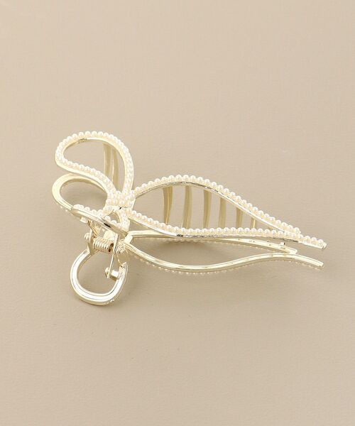 MAJESTIC LEGON（マジェスティックレゴン）の「パールモチーフヘアクリップ（バレッタ/ヘアクリップ・レディース・B/A・FREE）」の7枚目の写真