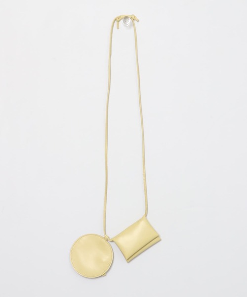 KBF（ケイビーエフ）の「レザーポーチBAG（ショルダーバッグ・レディース・イエロー/ブラック・ONE）」の13枚目の写真