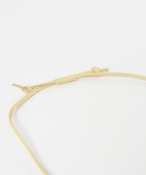 KBF（ケイビーエフ）の「レザーポーチBAG（ショルダーバッグ・レディース・イエロー/ブラック・ONE）」の15枚目の写真