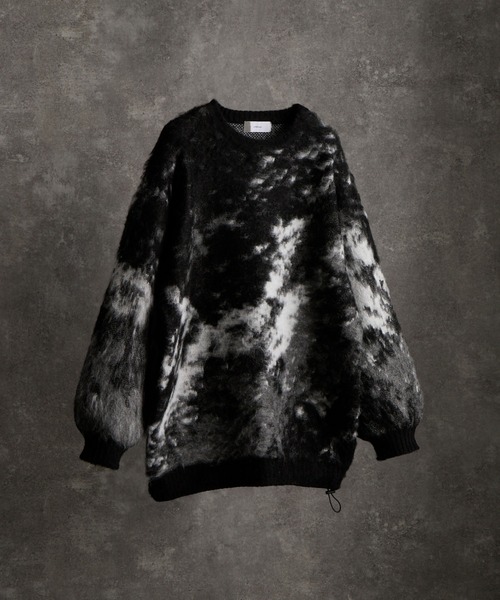 Black&White ♡ブラック&ホワイト♡新品未使用・ニットセーター　M セール】Premium Fuwamochi Knit / 極上ふわもちニット（ニット