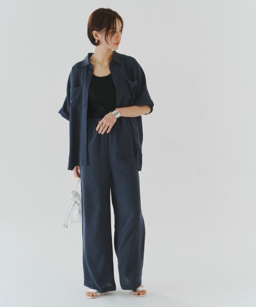 RASW（ラス）の「[RASW]ジョーゼットイージーパンツ（その他パンツ・レディース・ベージュ/ダークネイビー・L/M/S）」の22枚目の写真