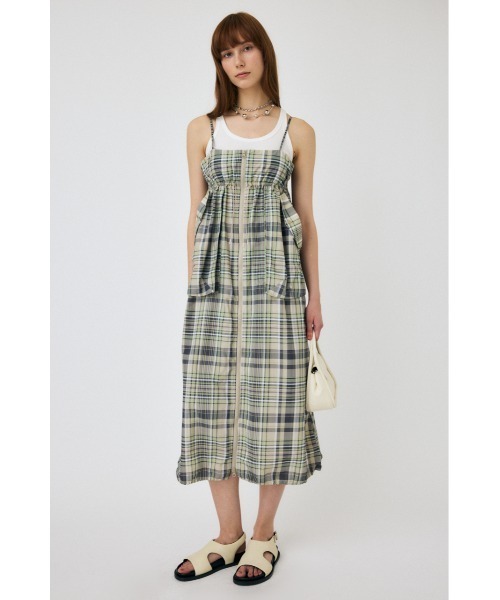 MOUSSY(マウジー)の「MILITARY キャミドレス(ワンピース・レディース・アイボリー/ベージュ系その他/ダークグレー・1/2)」の9枚目の写真