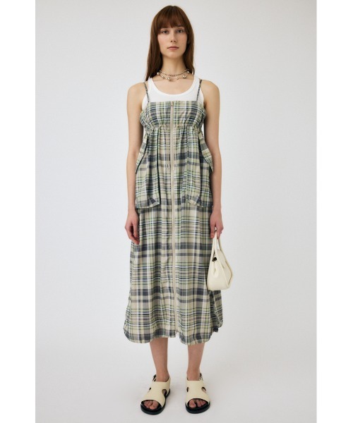 MOUSSY(マウジー)の「MILITARY キャミドレス(ワンピース・レディース・アイボリー/ベージュ系その他/ダークグレー・1/2)」の10枚目の写真