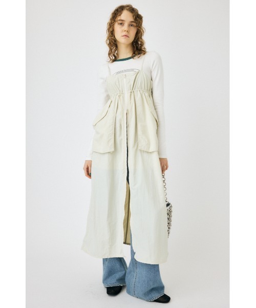 MOUSSY(マウジー)の「MILITARY キャミドレス(ワンピース・レディース・アイボリー/ベージュ系その他/ダークグレー・1/2)」の22枚目の写真