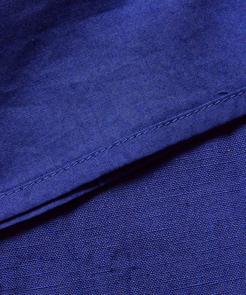 ROPE' PICNIC（ロペピクニック）の「【KIDS】INDIA麻混前後2WAYジャンパースカート/リンクコーデ（ワンピース・キッズ・ブルー/スミクロ・110/120/130/140/150）」の13枚目の写真