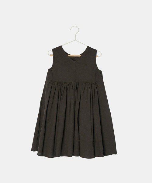 ROPE' PICNIC（ロペピクニック）の「【KIDS】INDIA麻混前後2WAYジャンパースカート/リンクコーデ（ワンピース・キッズ・ブルー/スミクロ・110/120/130/140/150）」の14枚目の写真