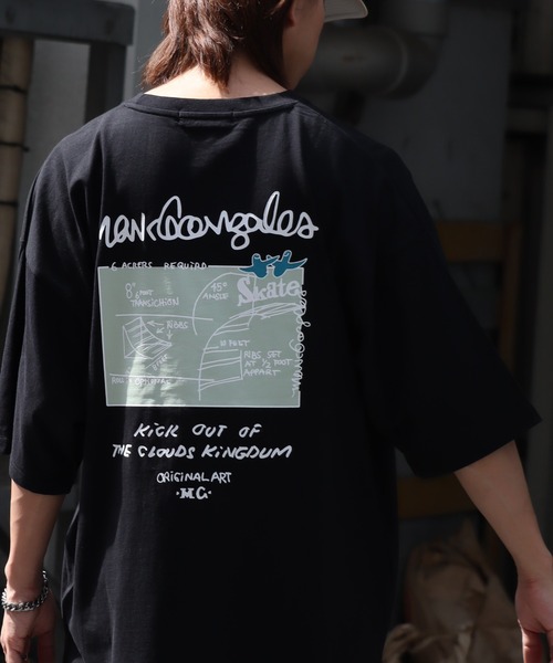 Mark Gonzales(マーク・ゴンザレス)の「【Mark Gonzales/マーク ゴンザレス】アートワークデザインプリント ビッグシルエット半袖Tシャツ(Tシャツ/カットソー・メンズ・ホワイト系1/ホワイト系2/ブラック系5/ブラック系6/ブルー系6/ブラック系7/ブルー系7/ブラック系8/ブルー系8/ベージュ系1/ブラック系2/ブルー系2/ホワイト系3/ベージュ系3/ブラック系4/ブルー系4/ホワイト系5/ベージュ系8/ブラック系1/ベージュ系2/ブラック系3/ブルー系3/ホワイト系4/ブルー系5/ホワイト系6/ブルー系1/ベージュ系4/ベージュ系5/ベージュ系6/ホワイト系7/ベージュ系7/ホワイト系8・M/L/XL)」の15枚目の写真