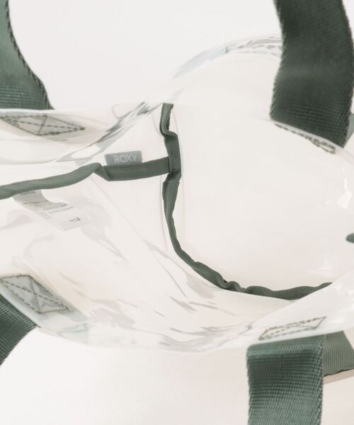 ROXY（ロキシー）の「SOL DE VERANO MINI T/ロキシービニールクリアバッグ（トートバッグ・レディース・ブラック/ホワイト/ブラウン・FREE）」の14枚目の写真