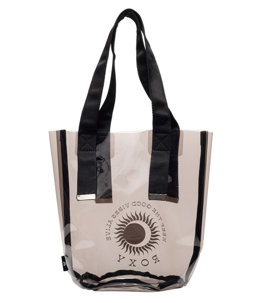ROXY（ロキシー）の「SOL DE VERANO MINI T/ロキシービニールクリアバッグ（トートバッグ・レディース・ブラック/ホワイト/ブラウン・FREE）」の5枚目の写真