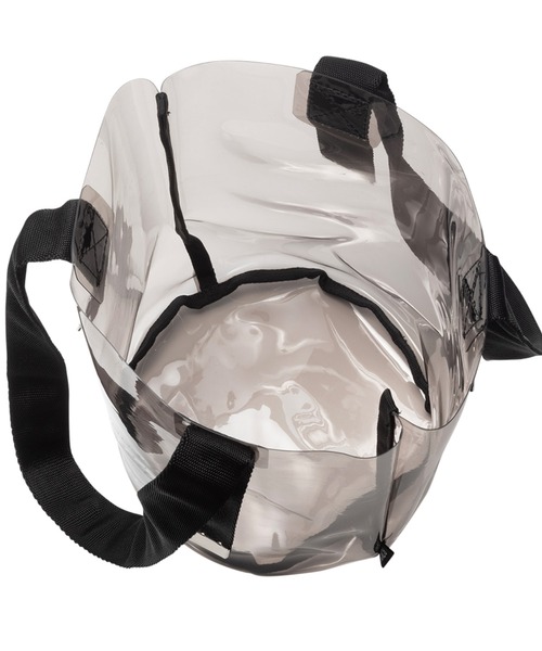 ROXY（ロキシー）の「SOL DE VERANO MINI T/ロキシービニールクリアバッグ（トートバッグ・レディース・ブラック/ホワイト/ブラウン・FREE）」の4枚目の写真