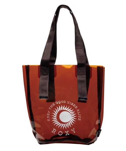 ROXY（ロキシー）の「SOL DE VERANO MINI T/ロキシービニールクリアバッグ（トートバッグ・レディース・ブラック/ホワイト/ブラウン・FREE）」の10枚目の写真