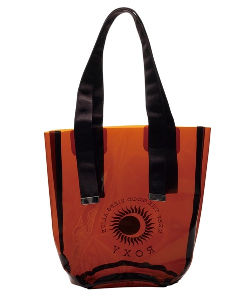 ROXY（ロキシー）の「SOL DE VERANO MINI T/ロキシービニールクリアバッグ（トートバッグ・レディース・ブラック/ホワイト/ブラウン・FREE）」の11枚目の写真